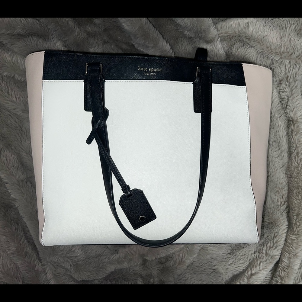 Kate Spade Cameron Tote triple compartment purse